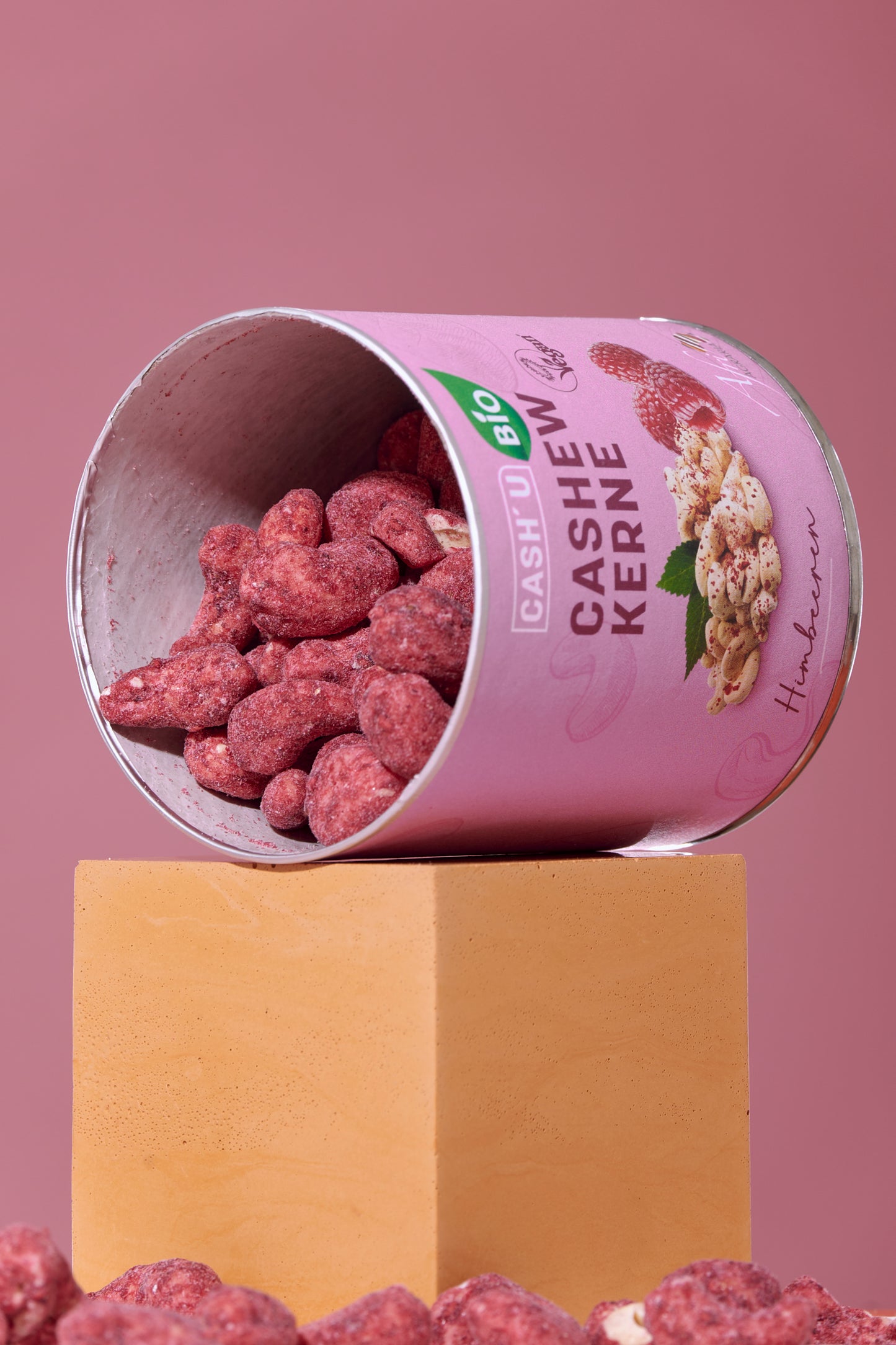 CASH'U Cashewkerne Himbeeren Bio Vegan